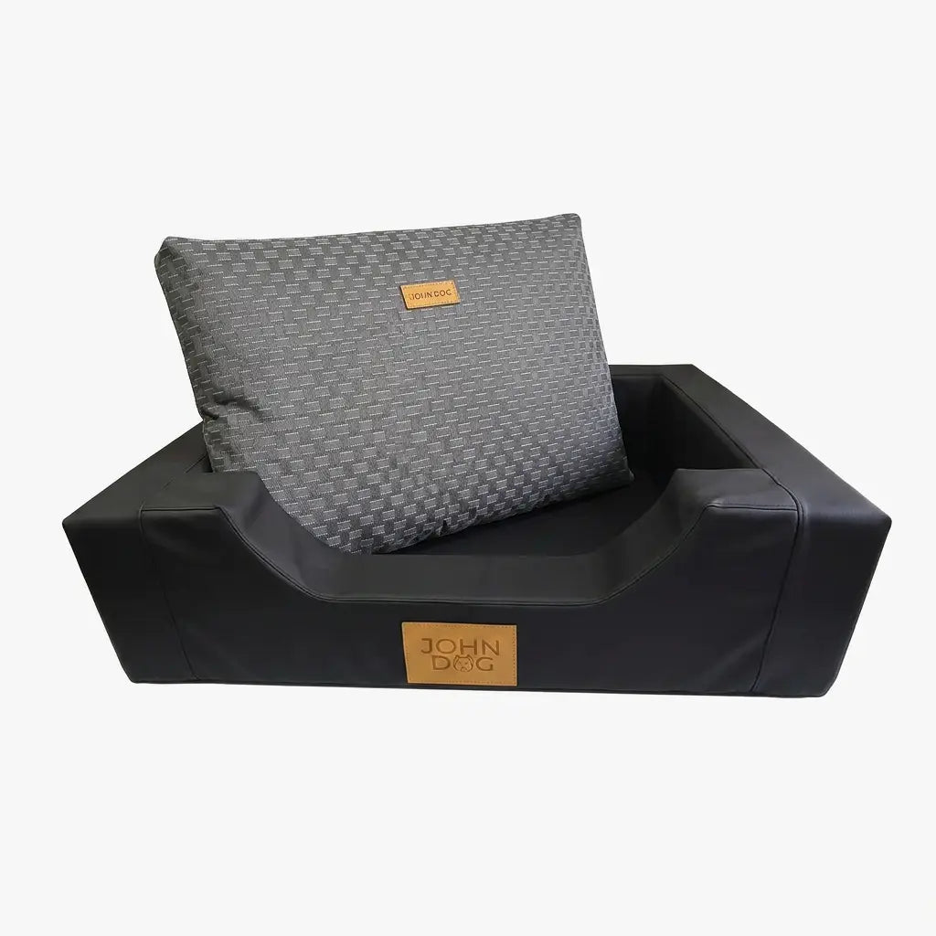 Cama Prestige Johndog color negro  producto principal