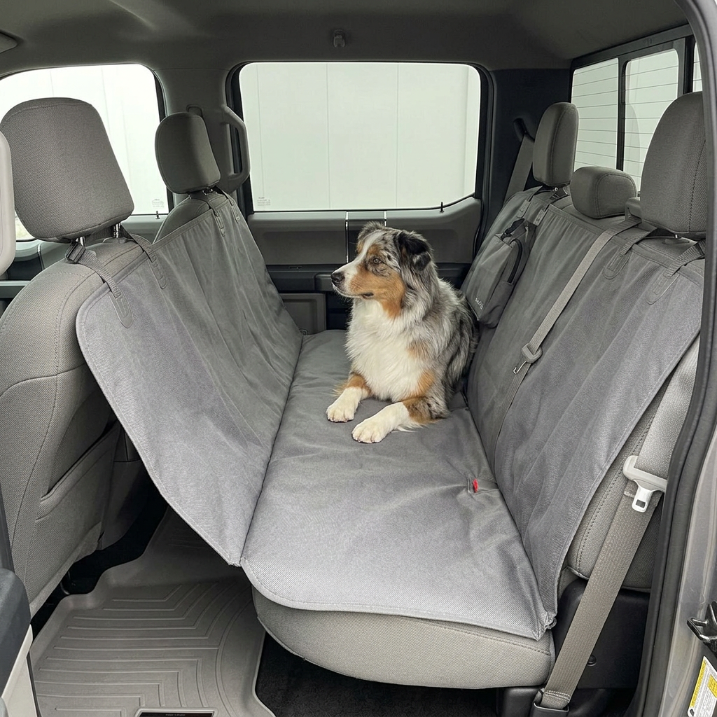 Cobertor Impermeable de auto para perro Johndog color Gris ProductO