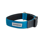 Collar Confort Johndog color Azul Cielo Gris  3cm producto principal