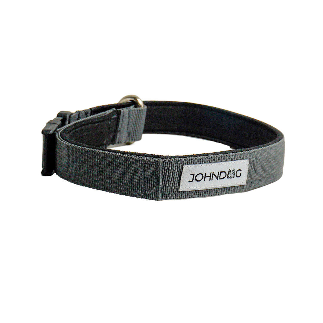 Collar Confort Johndog color Gris 2,5cm producto principal