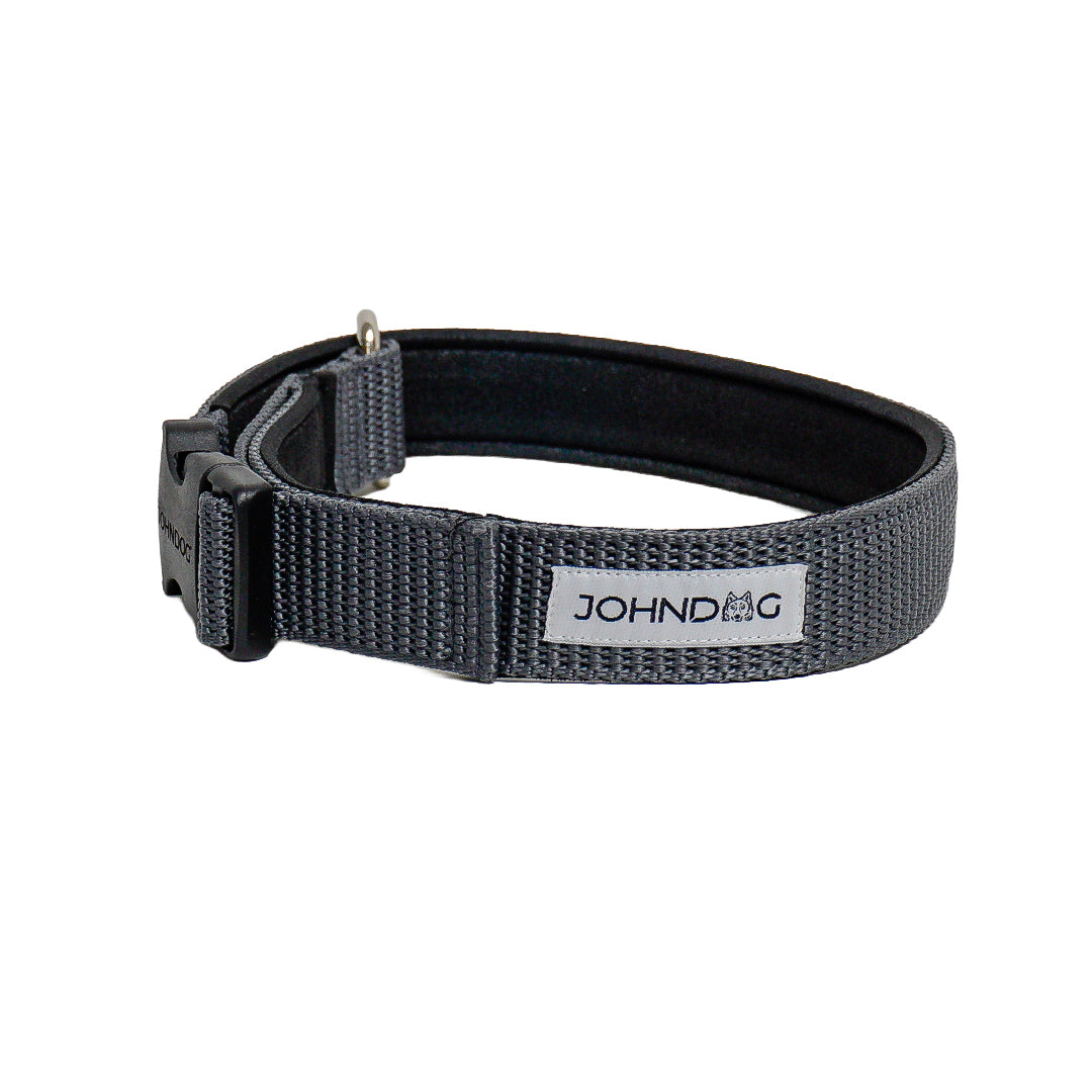 Collar Confort Johndog color Gris 3cm producto principal