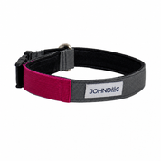 Collar Confort Johndog color Gris Fucsia 2,5cm producto principal