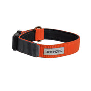 Collar Confort Johndog color Naranja Gris 3cm producto principal