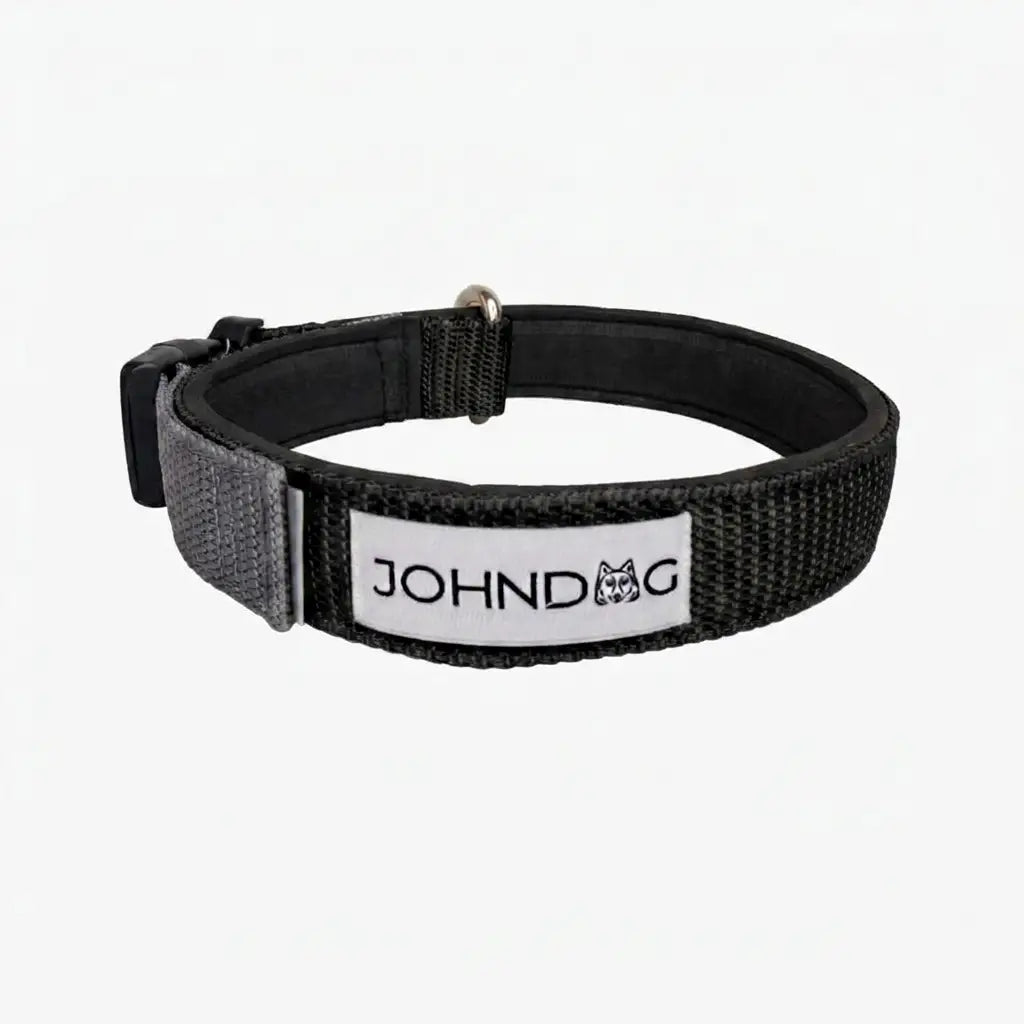 Collar Confort Johndog color Negro gris producto principal