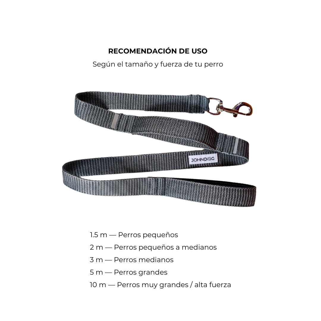 Correa Confort Johndog color Gris Producto a detalle 