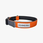 Collar Confort Johndog color Naranja Gris producto principal